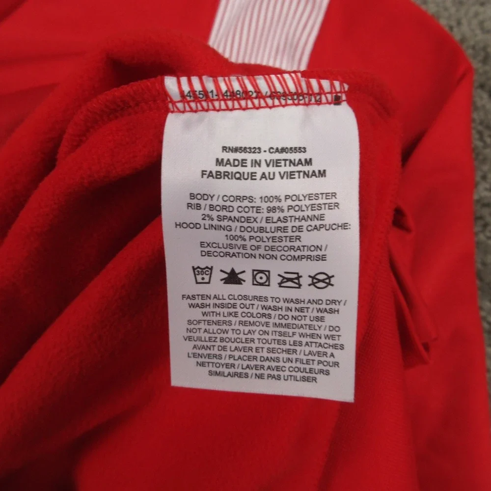 Georgia Bulldogs Sweater Mens Medium Red Hoodie Sweatshirt Nike Therma On Field